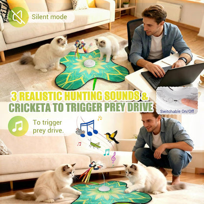 Hide-And-Seek Play Mat for Cats