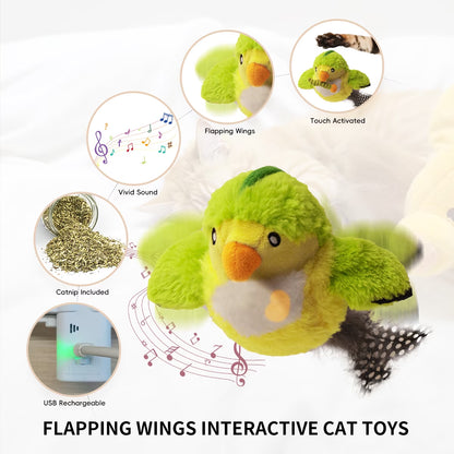 Flapping Bird Toy for Cats