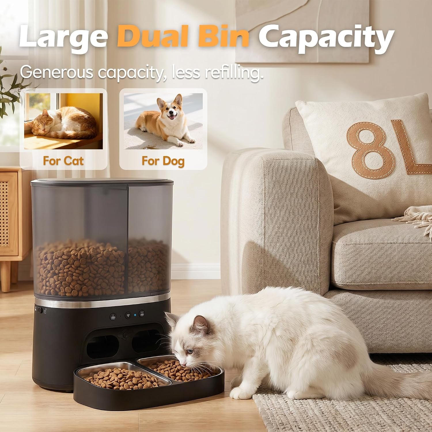 Smart Pet Feeder with Built-In Camera