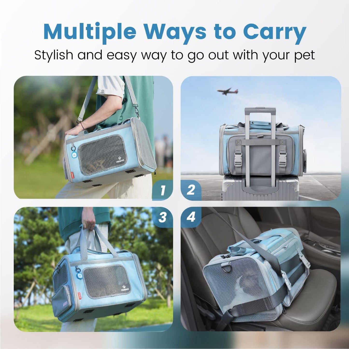 Airline-Approved Collapsible Pet Carrier