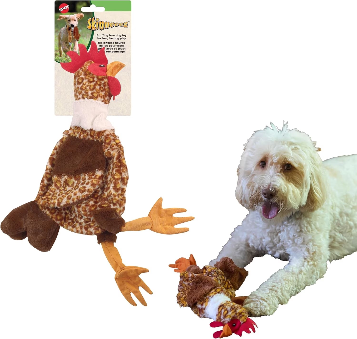 Stuffing-Free Chicken Chew Toy