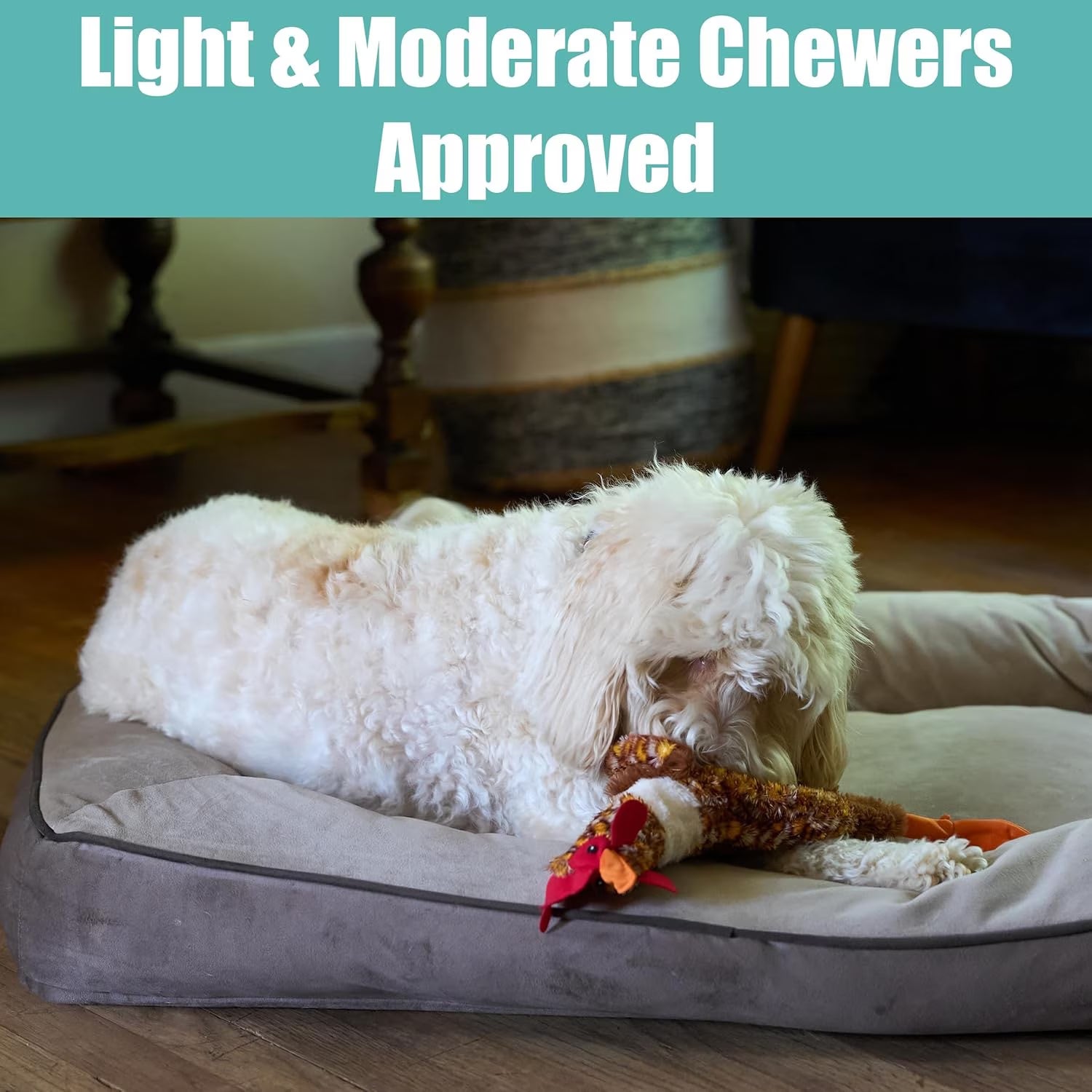 Stuffing-Free Chicken Chew Toy