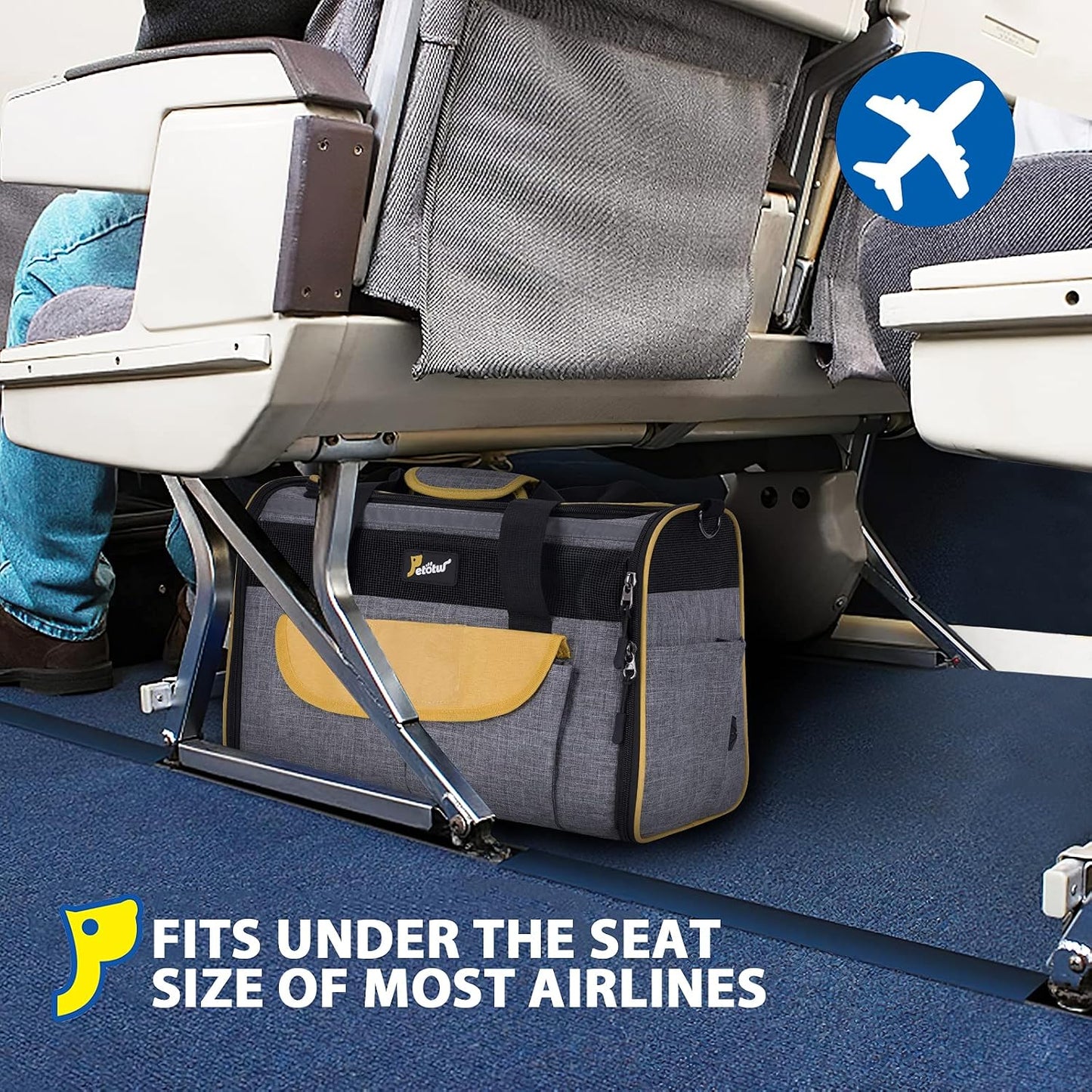 Soft-Sided Travel Carrier for Cats & Small Dogs