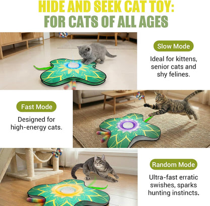 Hide-And-Seek Play Mat for Cats