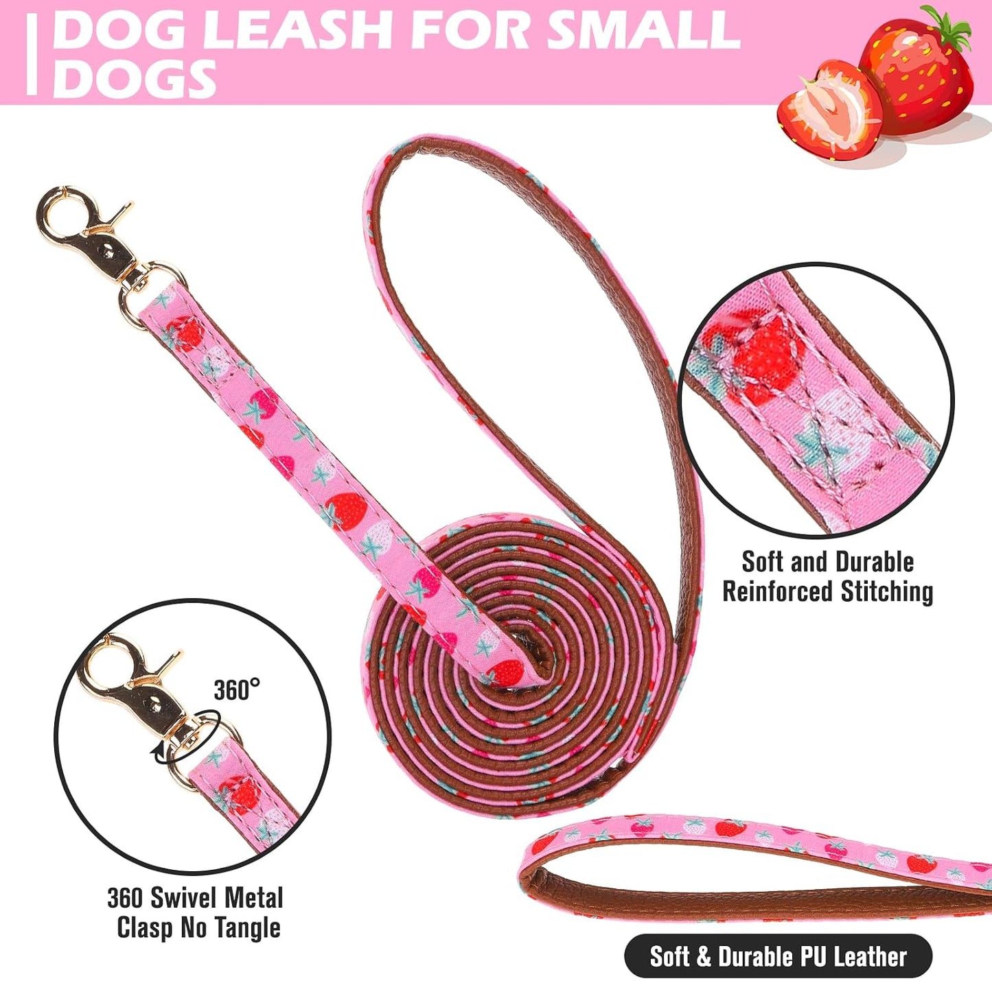 Bow Tie Collar & Leash Set