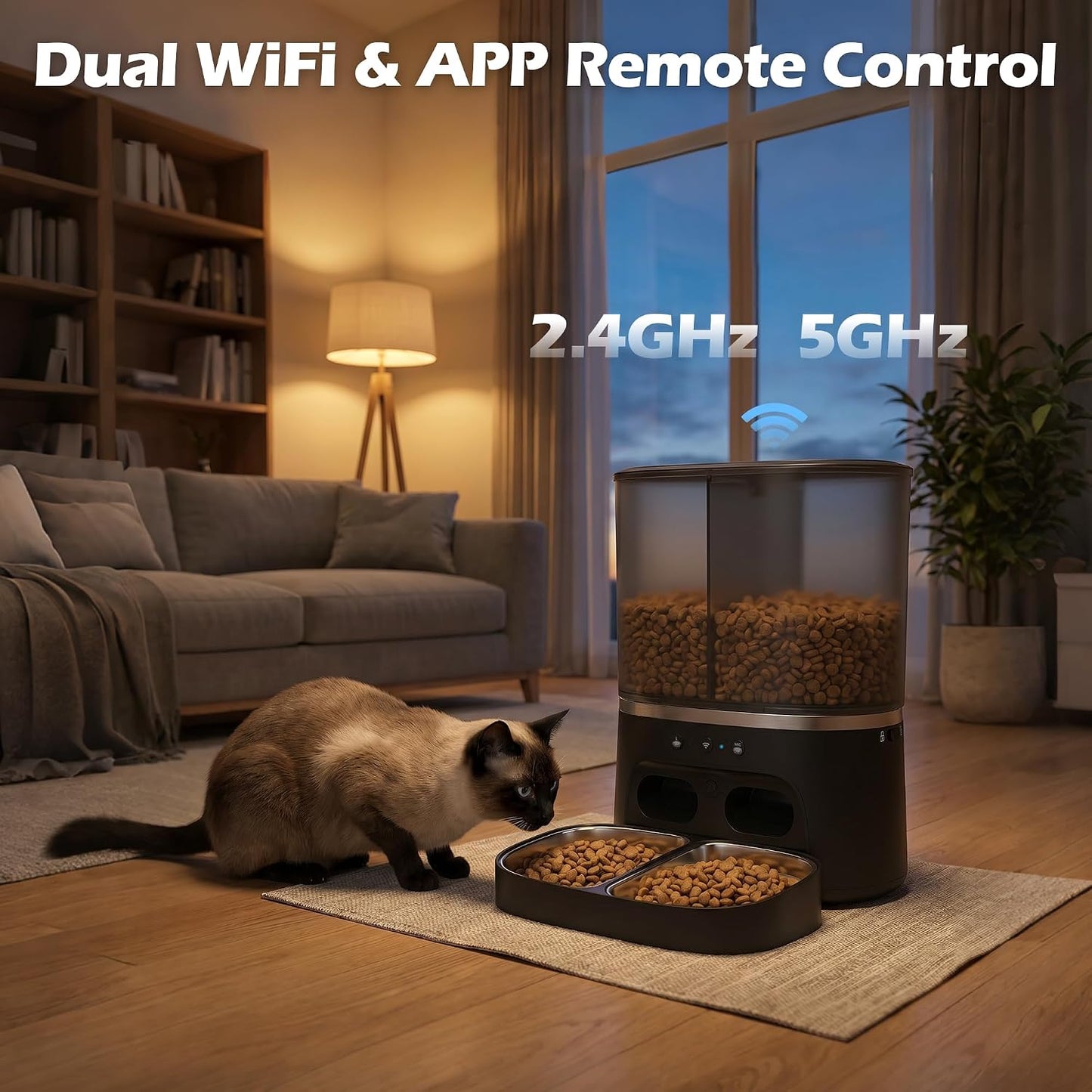 Smart Pet Feeder with Built-In Camera
