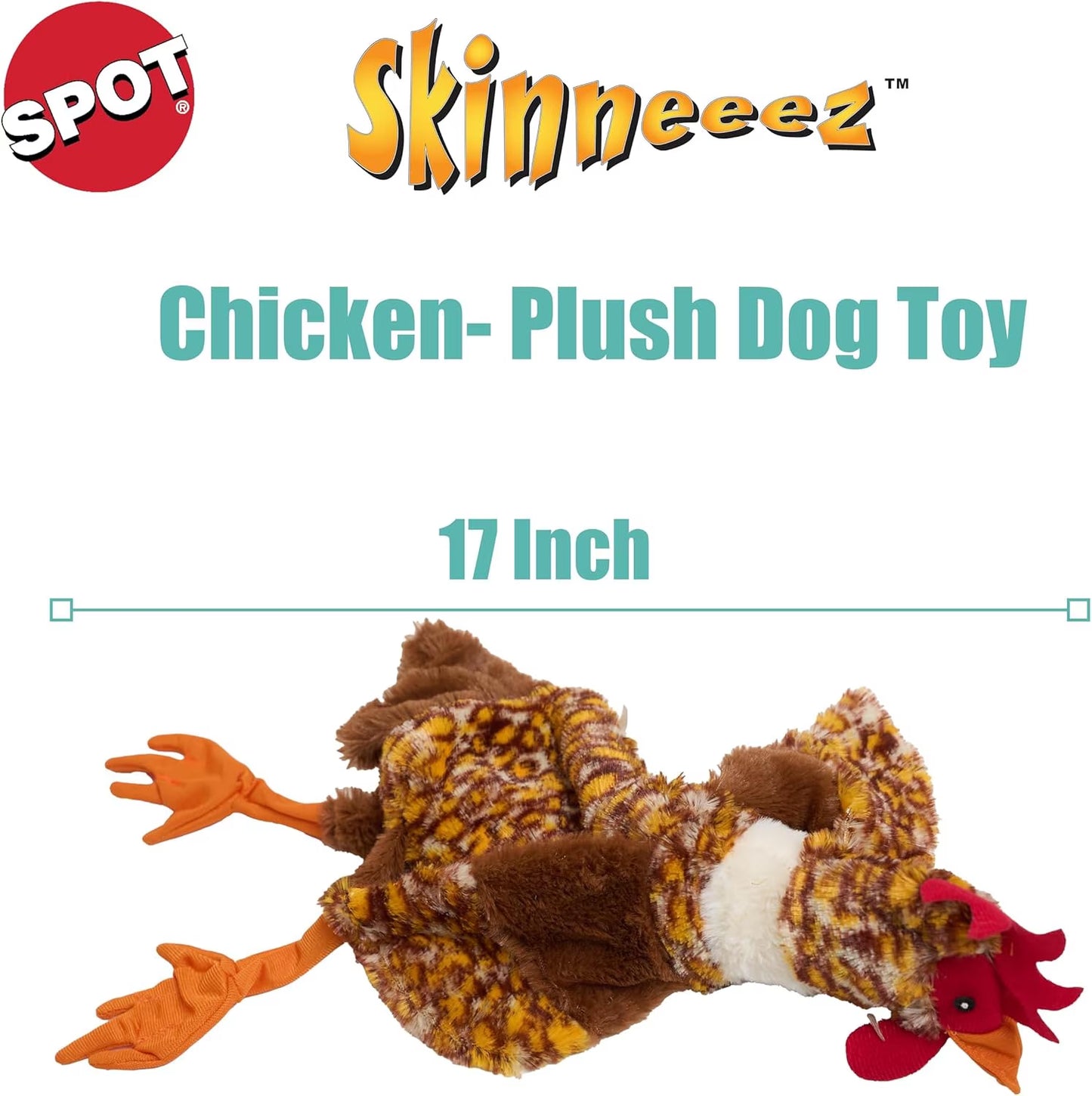 Stuffing-Free Chicken Chew Toy