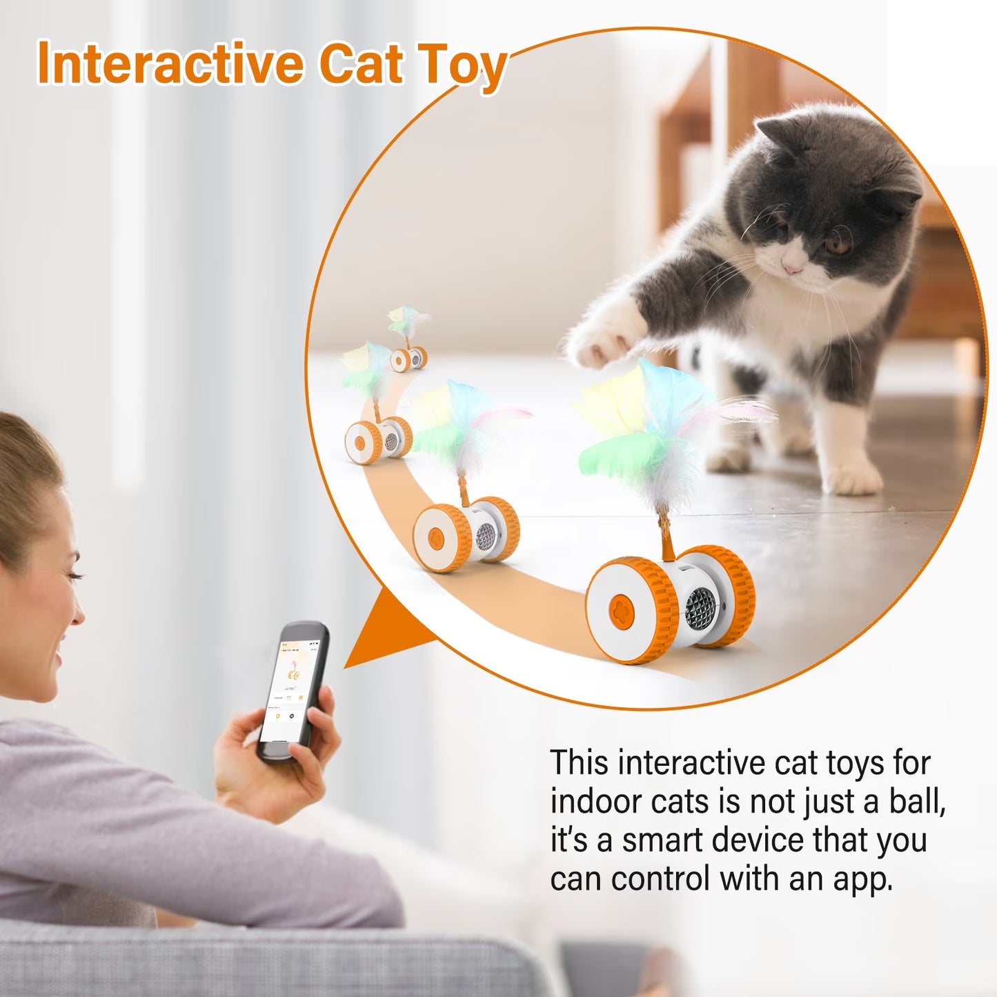 Remote-Control Hunt Toy for Cats