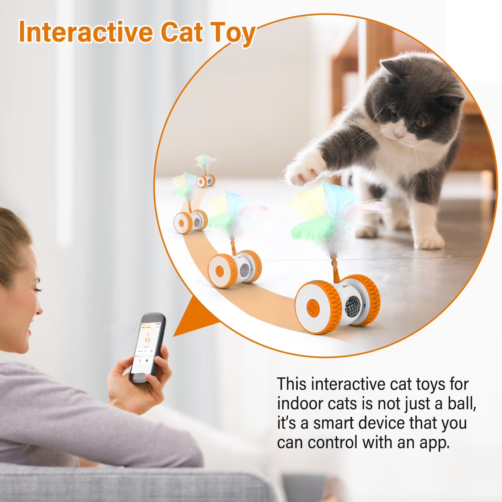 Remote-Control Hunt Toy for Cats