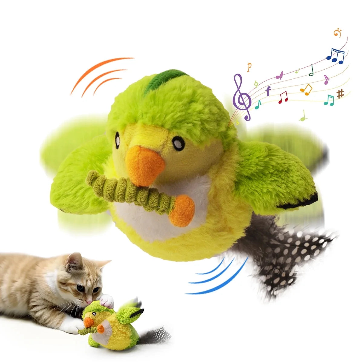 Flapping Bird Toy for Cats