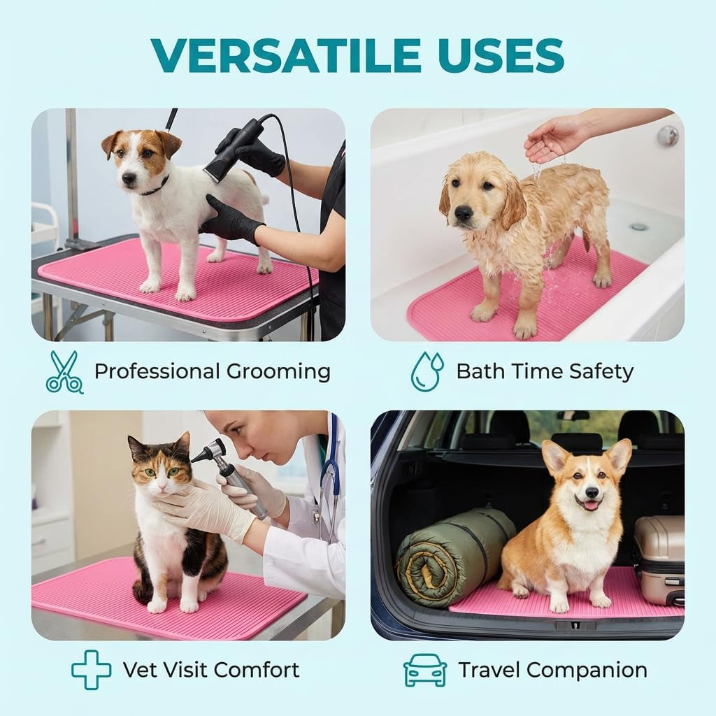 Non-Slip Grooming Table Mat