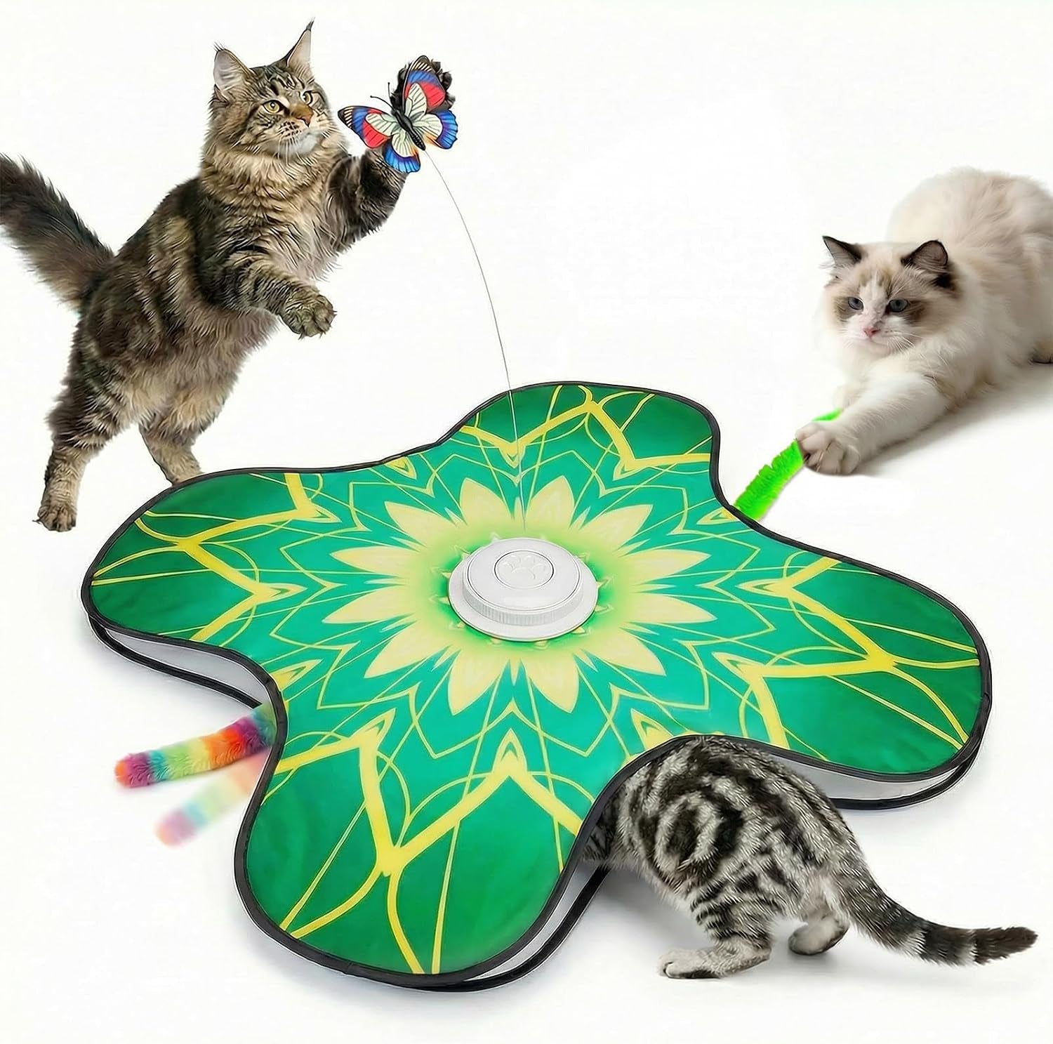 Hide-And-Seek Play Mat for Cats