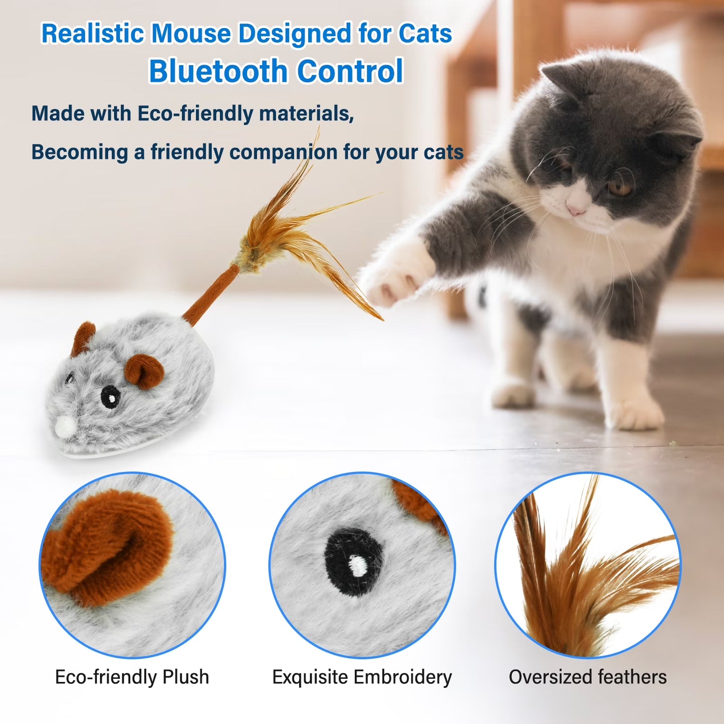 App-Controlled Mouse Toy for Cats