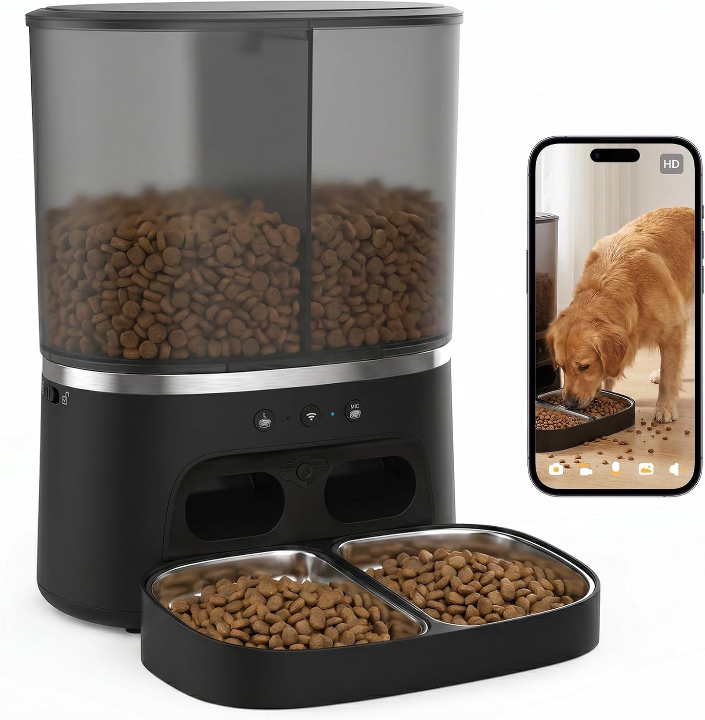 Smart Pet Feeder with Built-In Camera